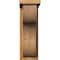 Ekena Millwork Carmel Rough Sawn Corbel w/Backplate, Western Red Cedar, 6"W x 14"D x 18"H COR06X14X18CAR01RWR - alternate 3